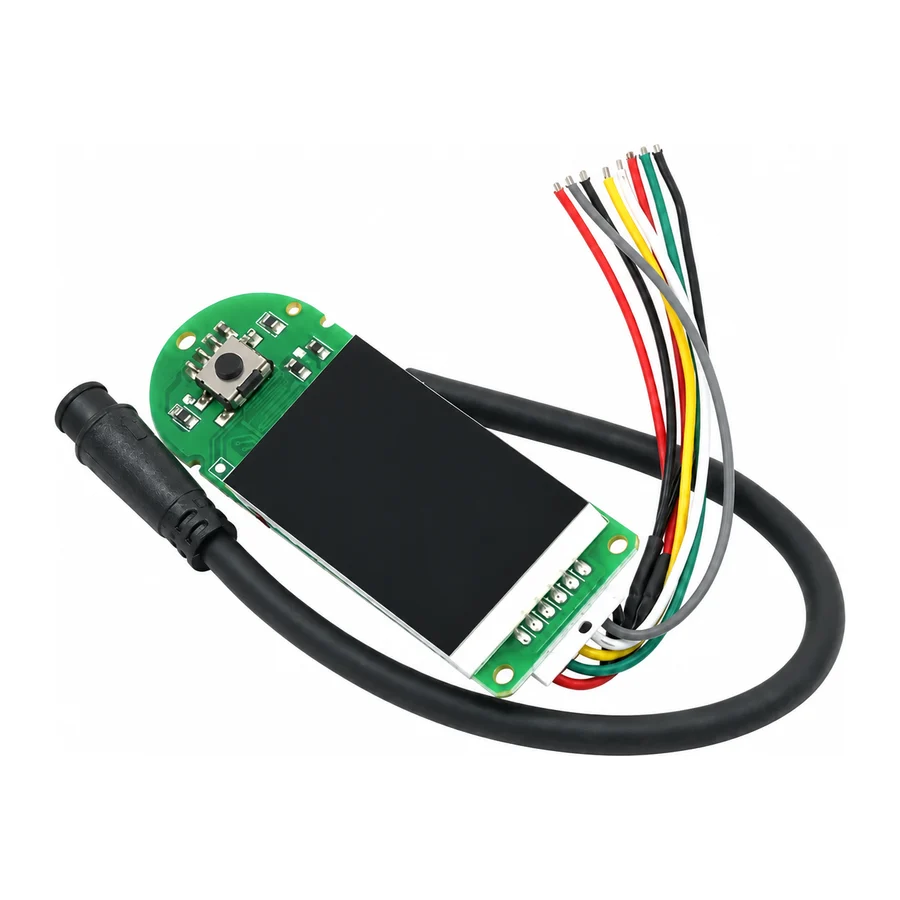 Dashboard display board, colour screen, for 36 V 551 Wh vehicles