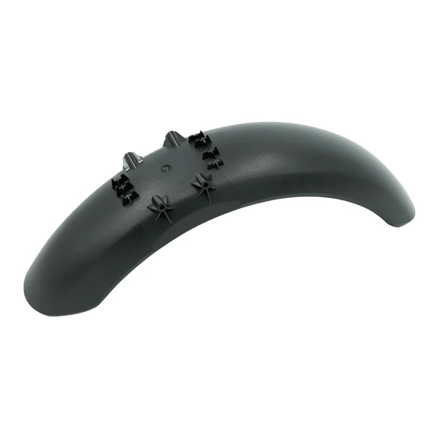 Front fender assembly, clip mount