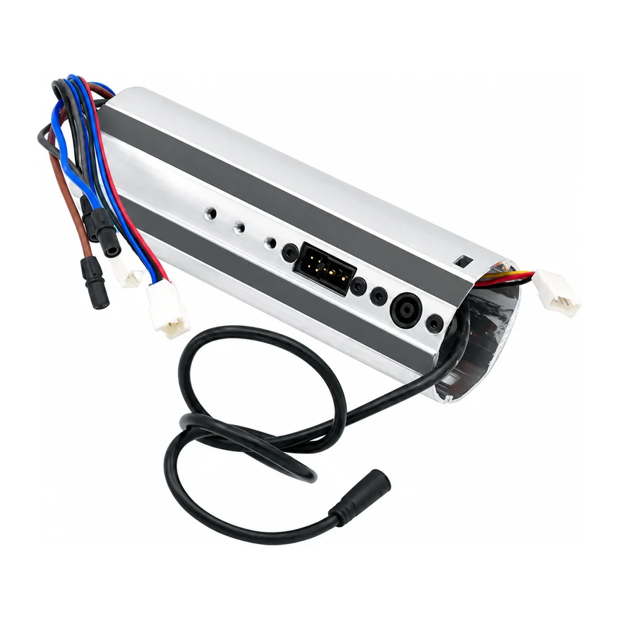 Controller, 36 V, for 300 W motor, tubular housing, with display lead