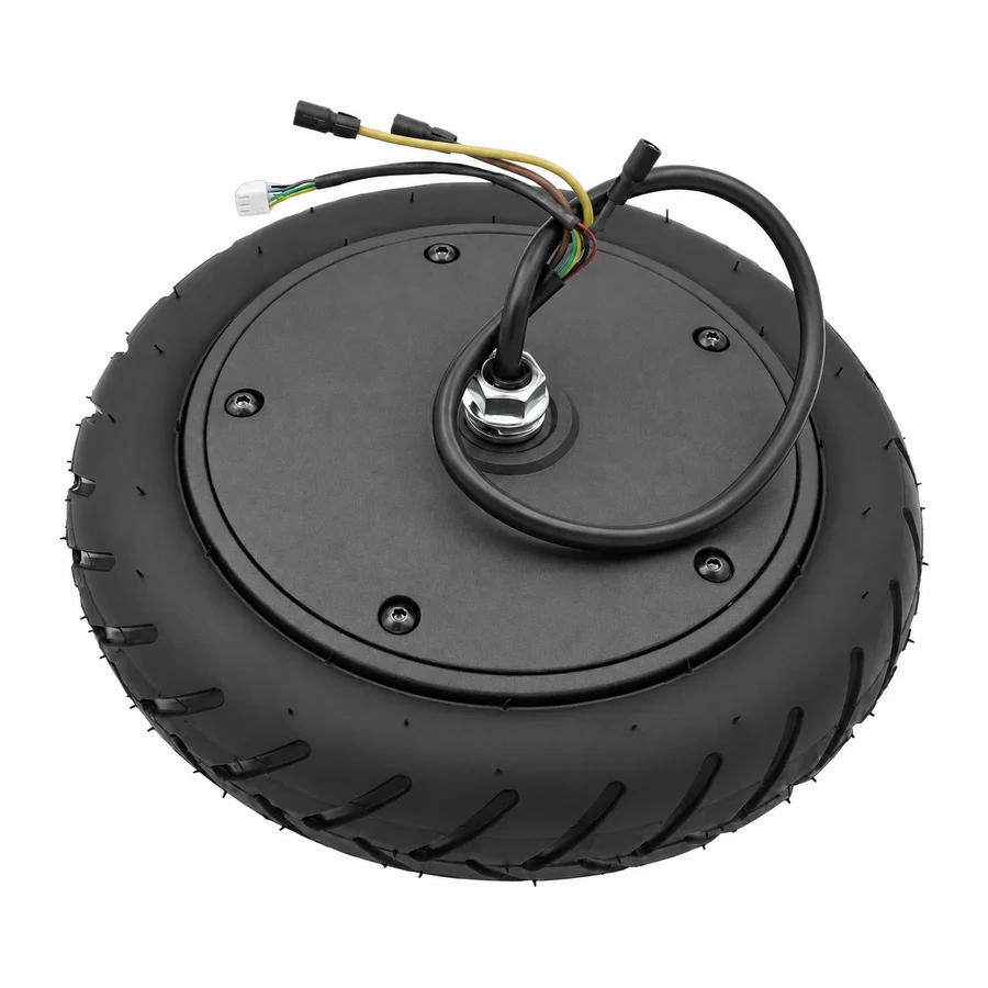 Hub motor, 300 W, 9-inch, with tyre, three-plug cable