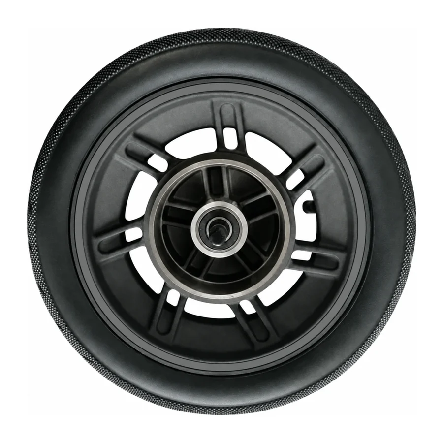 Front wheel assembly, drum-brake hub