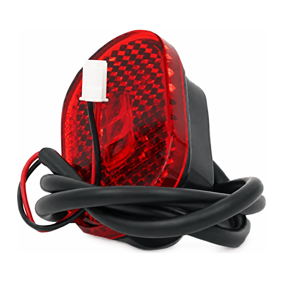 Tail light, rear, large reflector housing