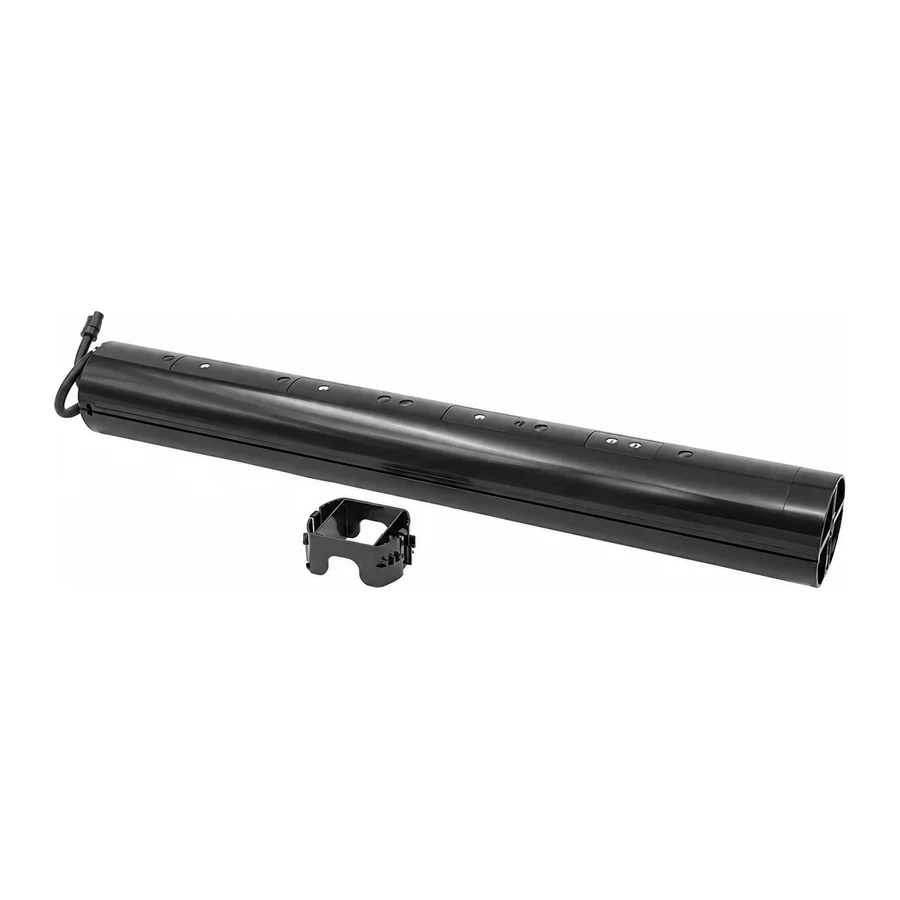 Battery pack, 36 V 5.96 Ah (215 Wh), twin-tube casing
