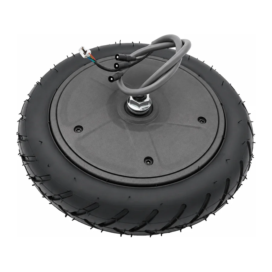Hub motor, 300 W, 9-inch, with tyre, two-plug cable