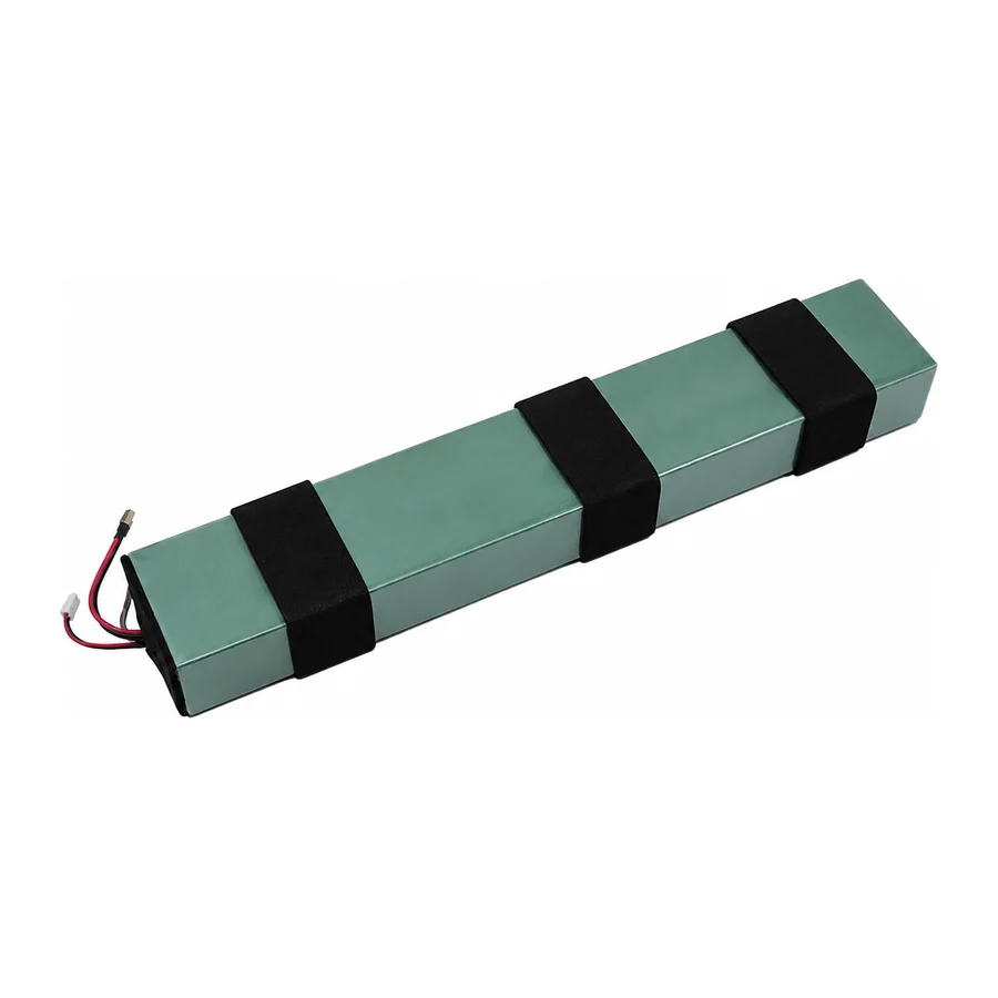 Battery pack, 36 V 10.2 Ah (367 Wh), end-exit leads