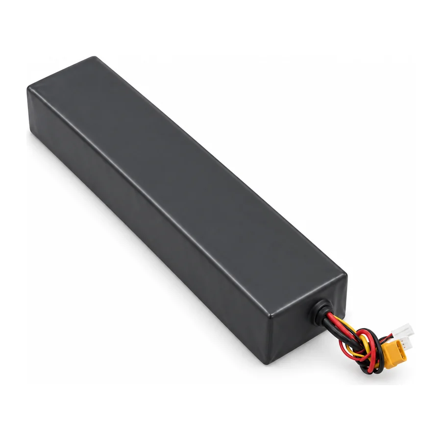 Battery pack, 36 V 7.65 Ah (275 Wh), closed rectangular casing