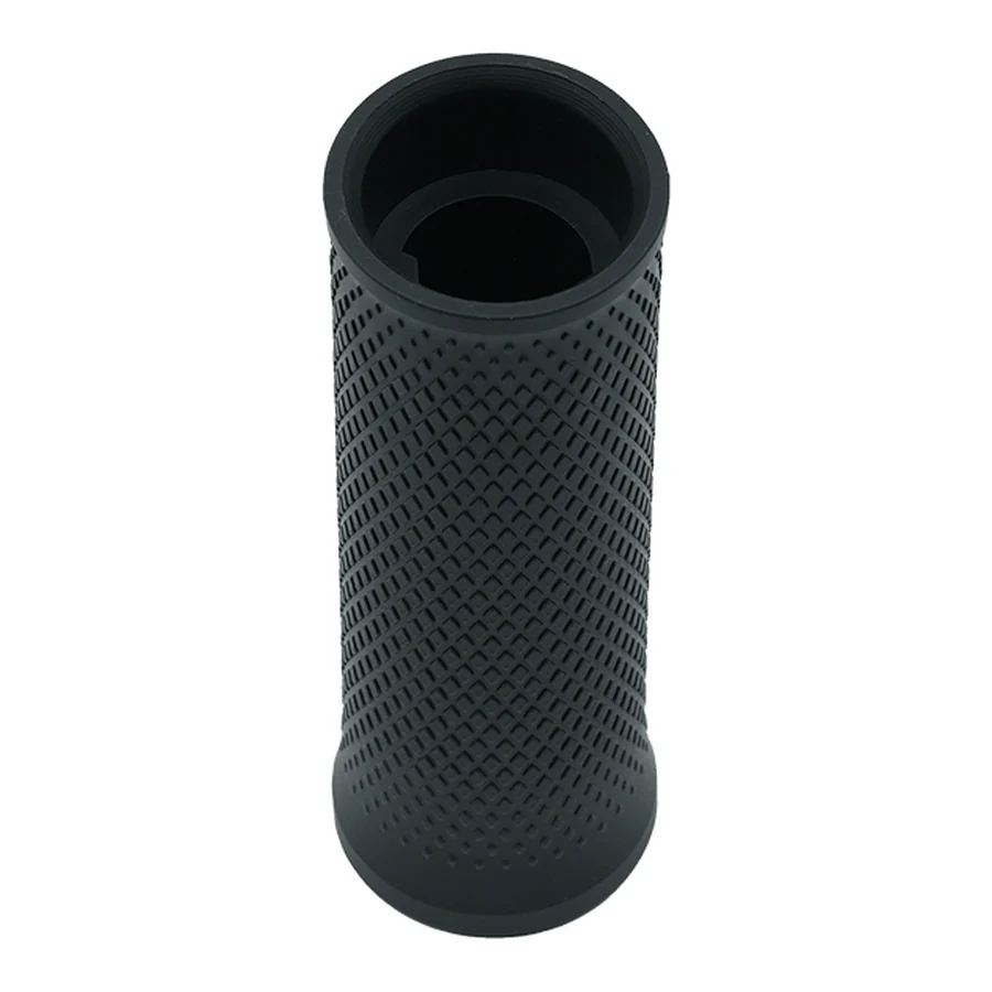 Handlebar grip, black, knurled