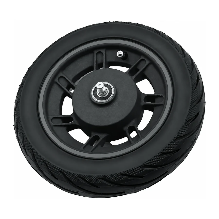 Front wheel assembly, split rim