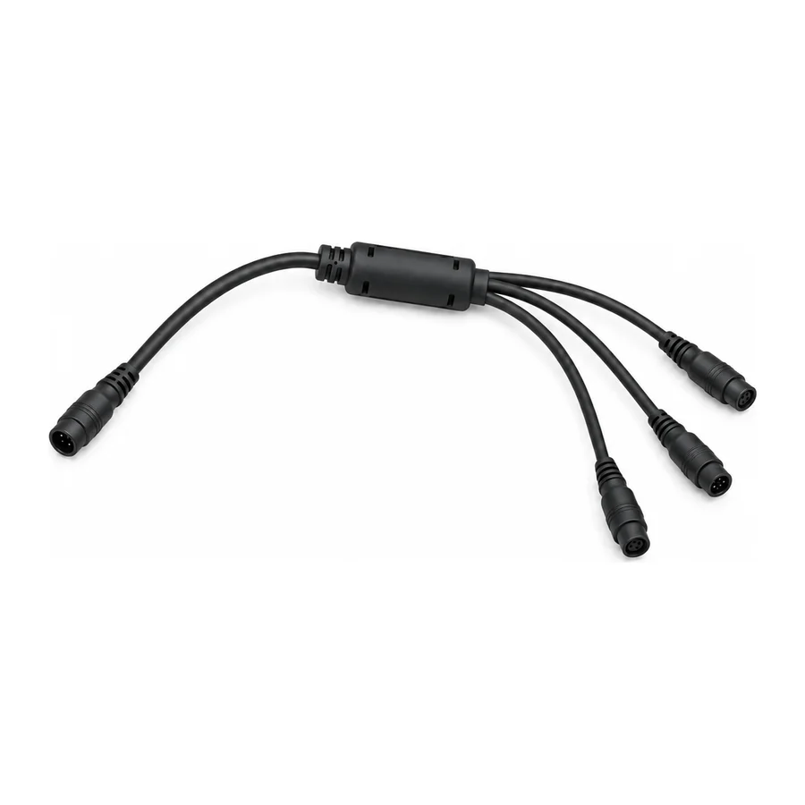 Control cable, one-to-three split