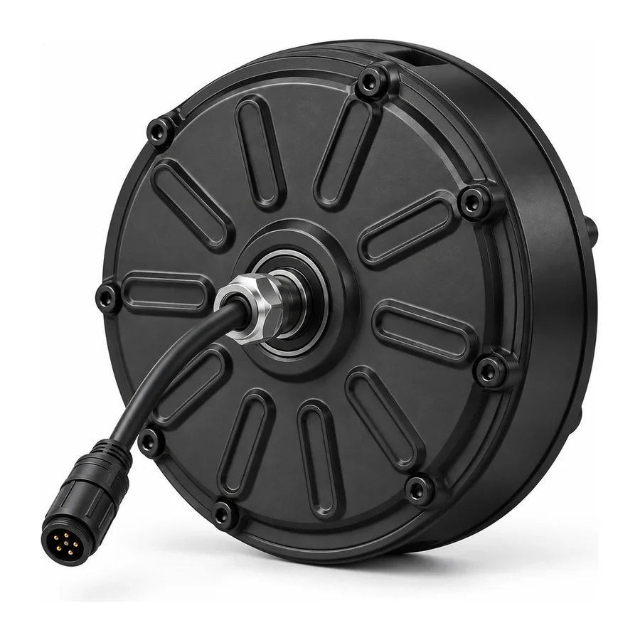 Rear hub motor, 400 W (750 W peak), 36 V, ten-slot cover