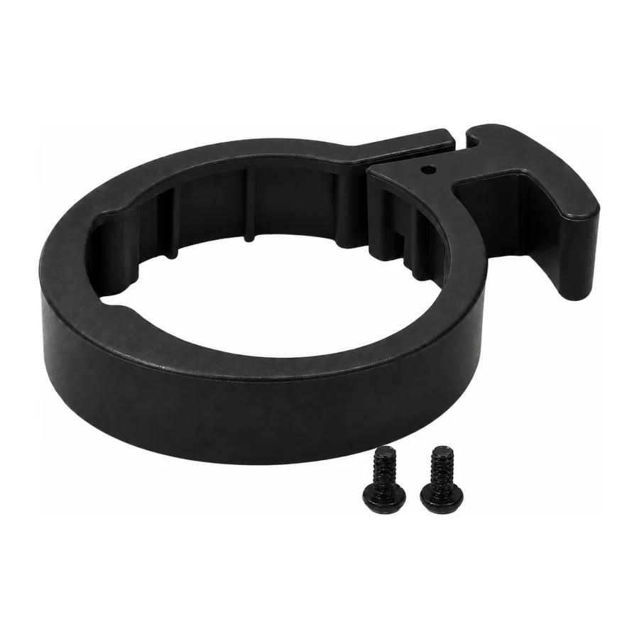 Folding lever collar set